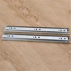 Cabinet three section slide rail
