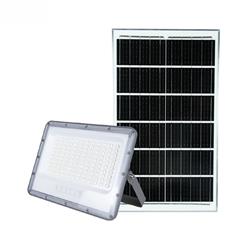 CE Certified Outdoor Aluminum LED Solar Floodlight 100-400W Warm White Rechargeable Basketball Courts Landscapes IP65