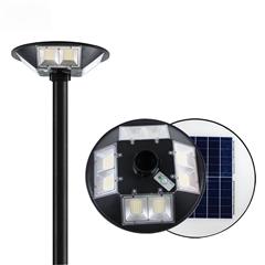 Garden road park pole installation ABS shell lithium battery outdoor 90w 120w 150w all in one led solar street lights